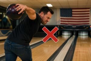 Trying To Muscle The Ball